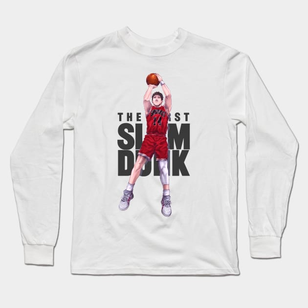 Hisashi Mitsui {The First Slamdunk} Long Sleeve T-Shirt by OMNI:SCIENT